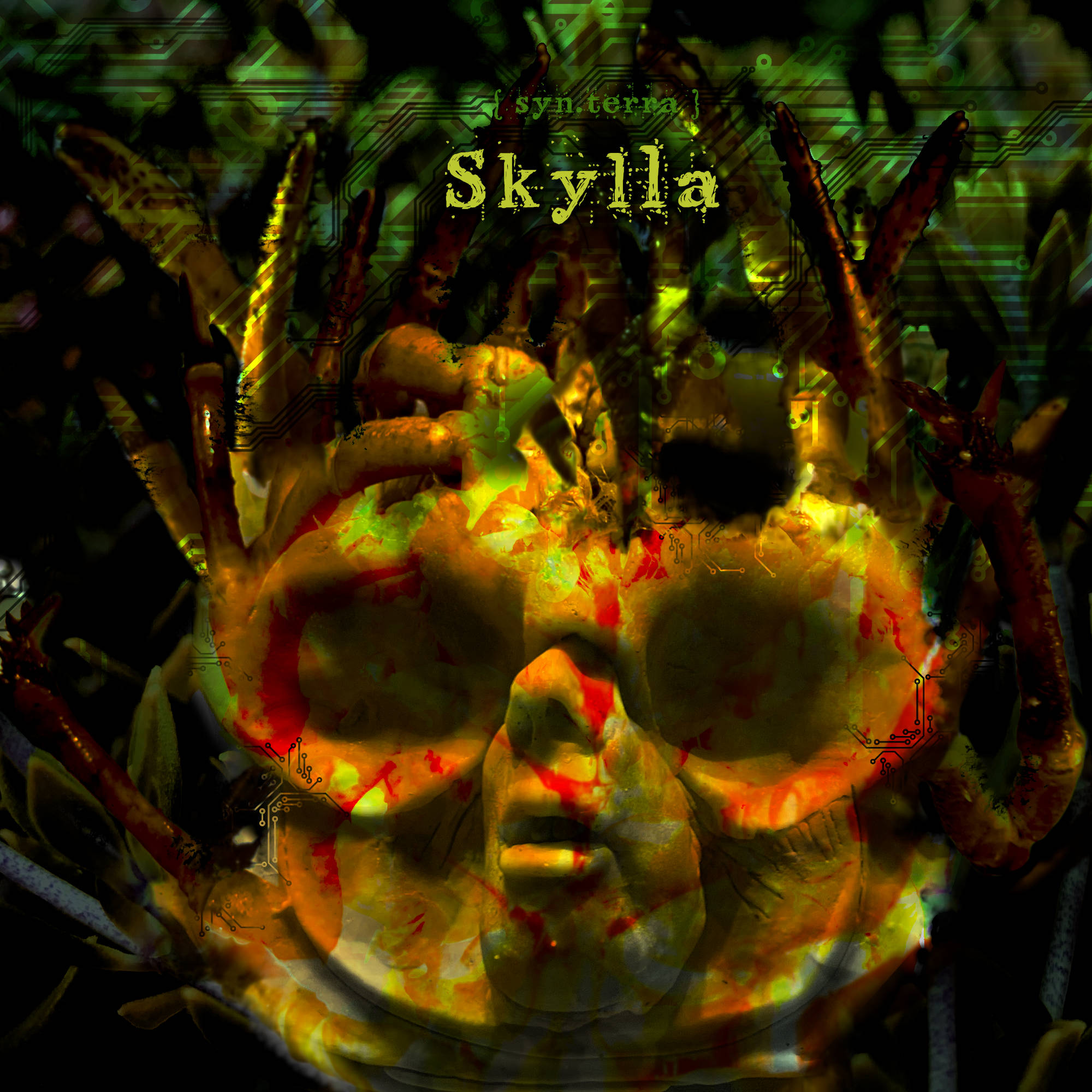 sunken face with tentacles